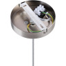Подвесной светильник LUMION NIKKI 8250/2 MODERNI LN25 000 Е27 2*60W 220V никель/бежевый, металл/текстиль